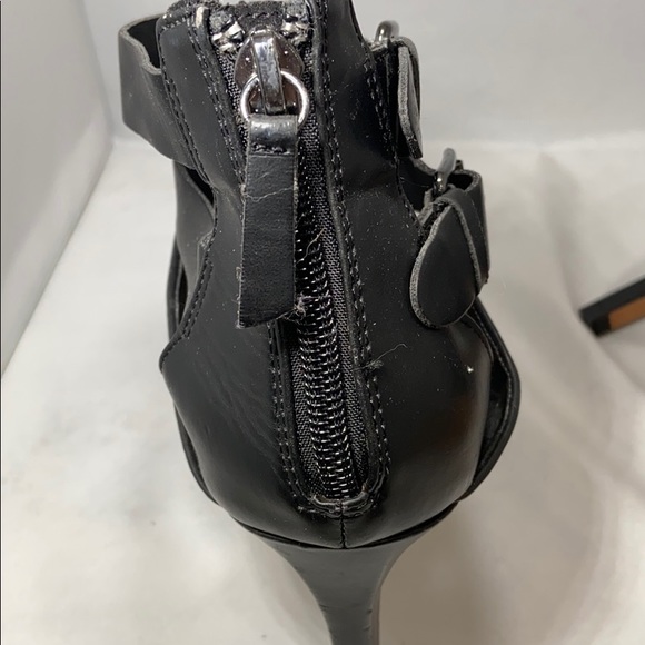 Zara Trafaluc Black Gladiators Heels 39 - Picture 7 of 8